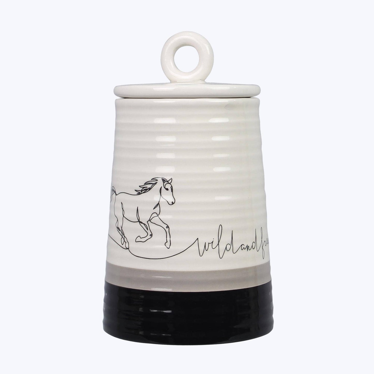 Ceramic Horse Treat Jar (SKU#: 11604)