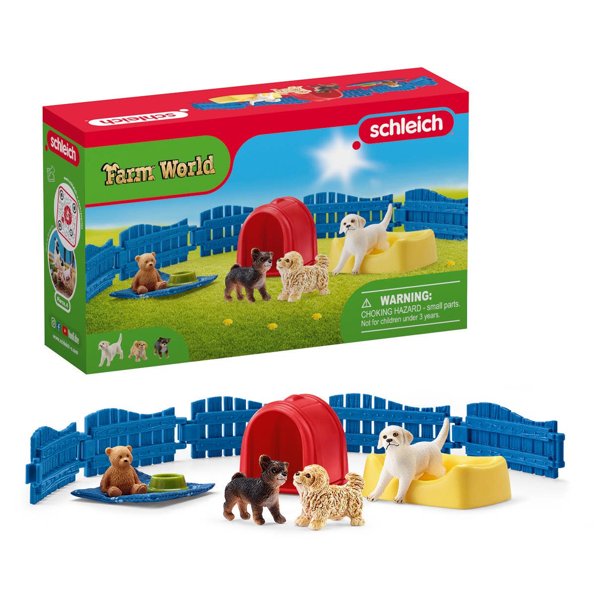 Puppy Pen Farm Toys Play Set