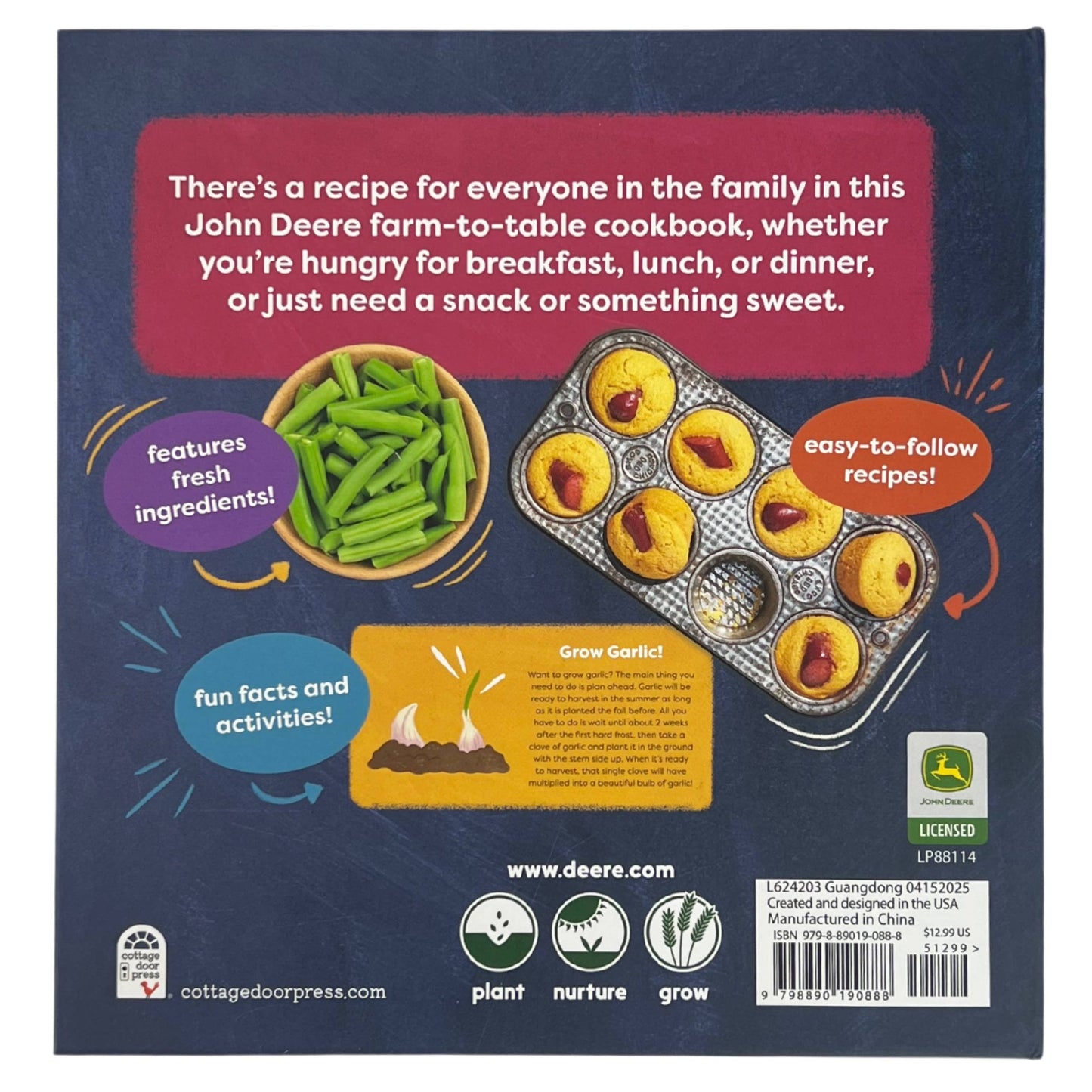 John Deere Farm-to-Table Kids Cookbook