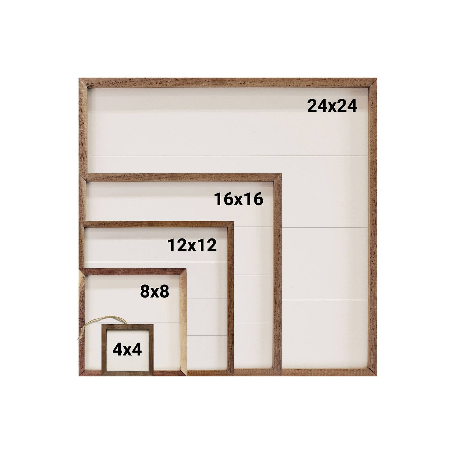 Three Sheep Wall Hanging: 12x12