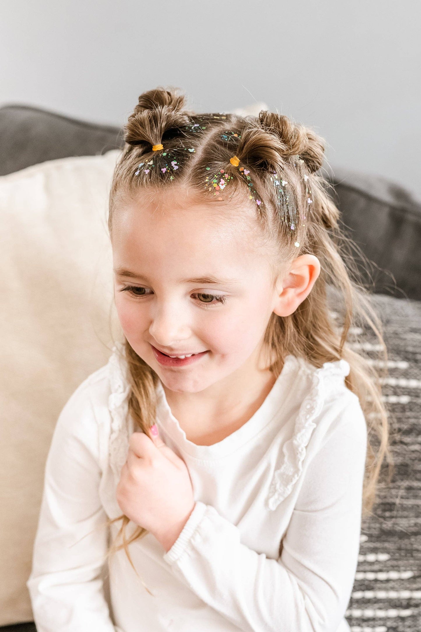 Pink Mouse Hair Glitter | Happiest Place Collection