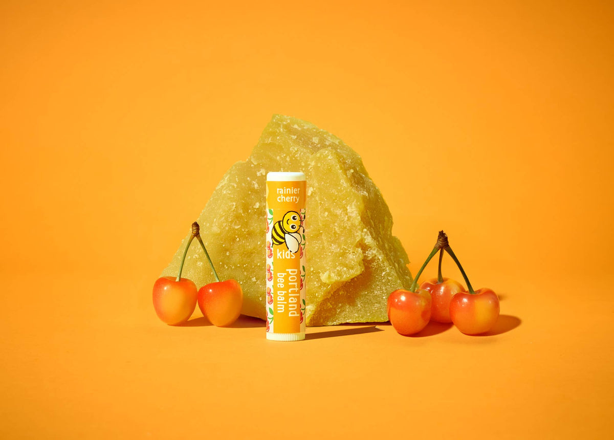 Kids Beeswax Lip Balm: Cherry
