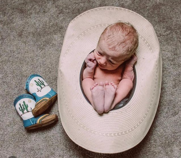 Phoenix Cactus Boots: Size 2 (6-12 months)