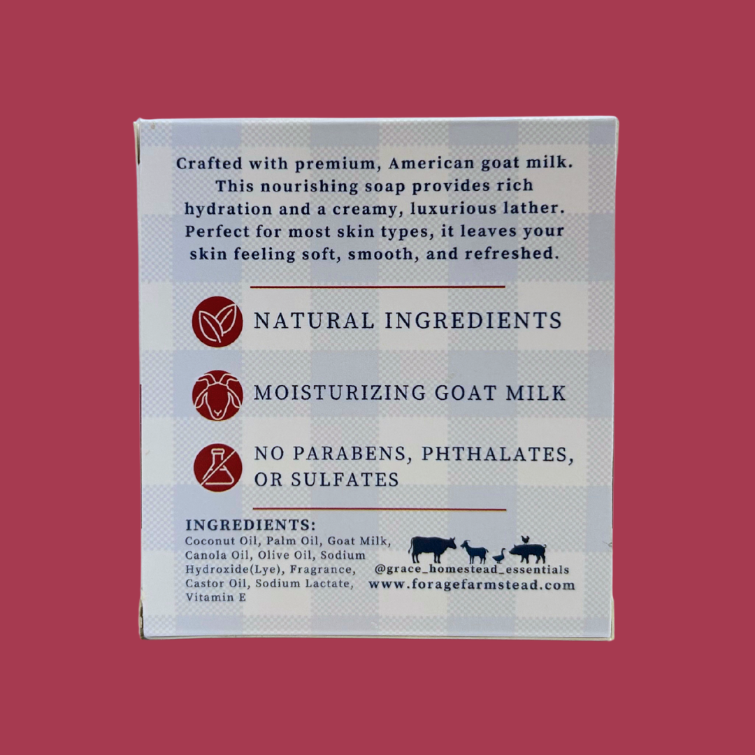 Derby Goat Milk Bar Soap | Natural Handmade Soap