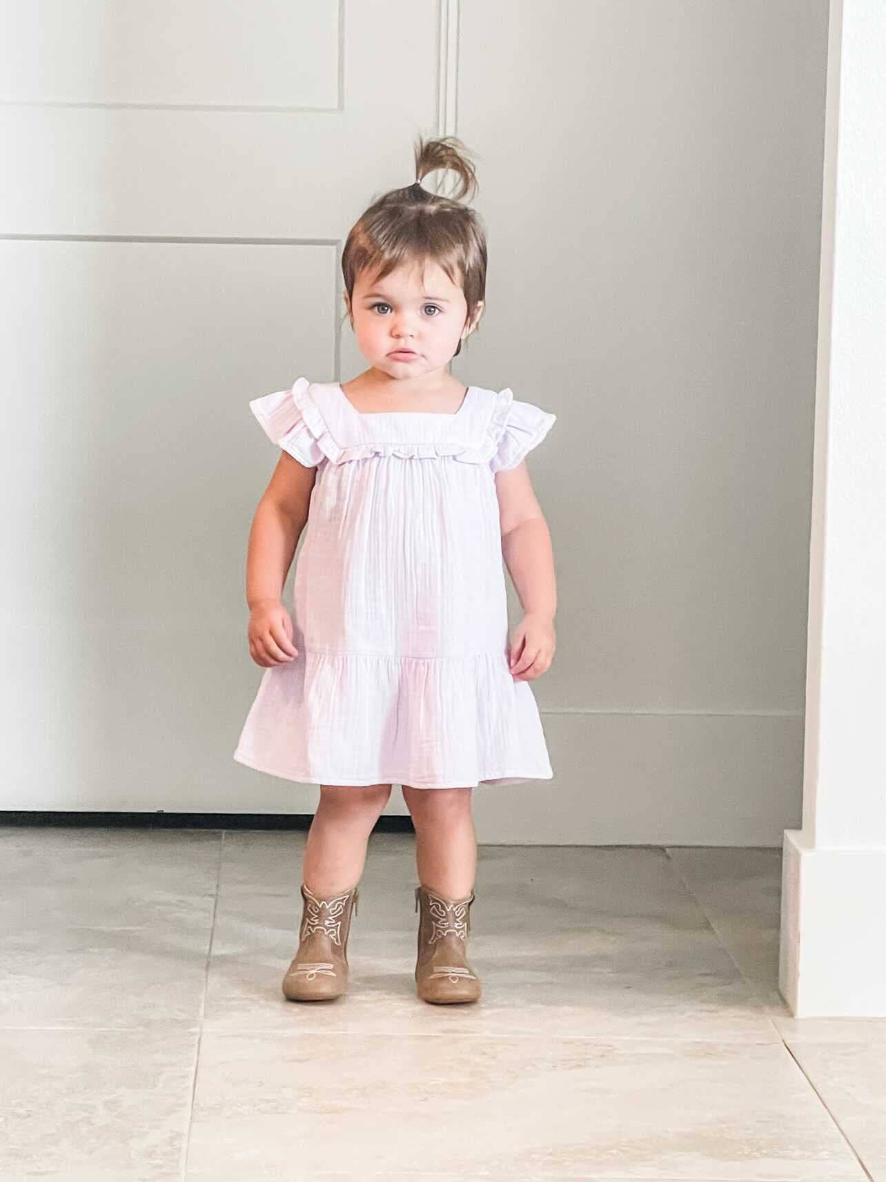 The Cowboy Boot: Desert Sand {Premium Leather} / 2 (Original Non-Slip Soft Sole)