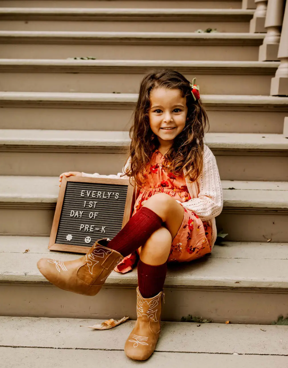 The Cowboy Boot: Desert Sand {Premium Leather} / 2 (Original Non-Slip Soft Sole)