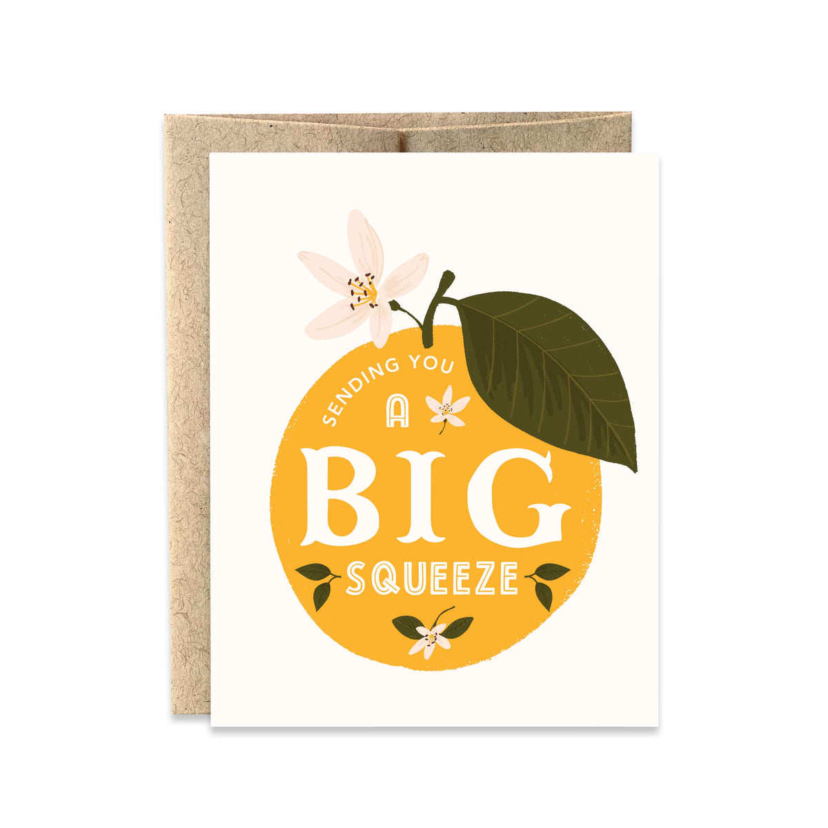Sending You a Big Squeeze Citrus Greeting Card
