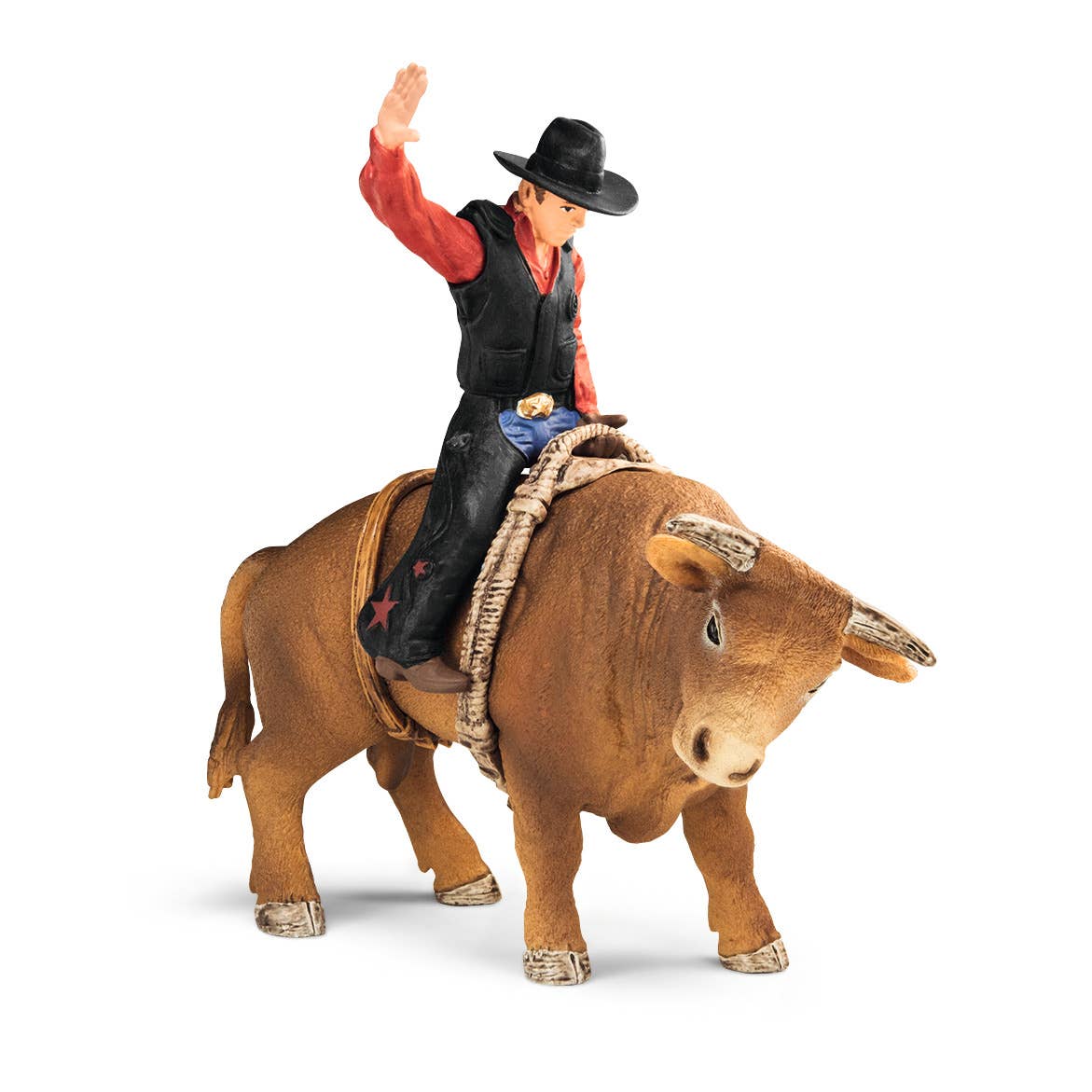 Schleich Cowboy With Bull Farm Playset