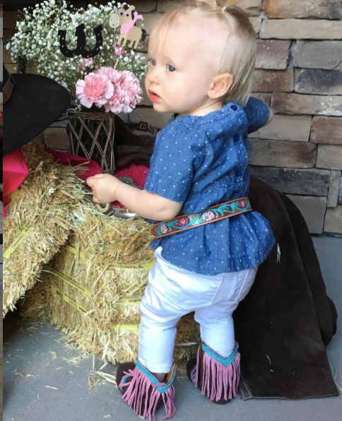 Lyddie Forever Fringe Baby Boots- Pink: 1 (3-6 months)