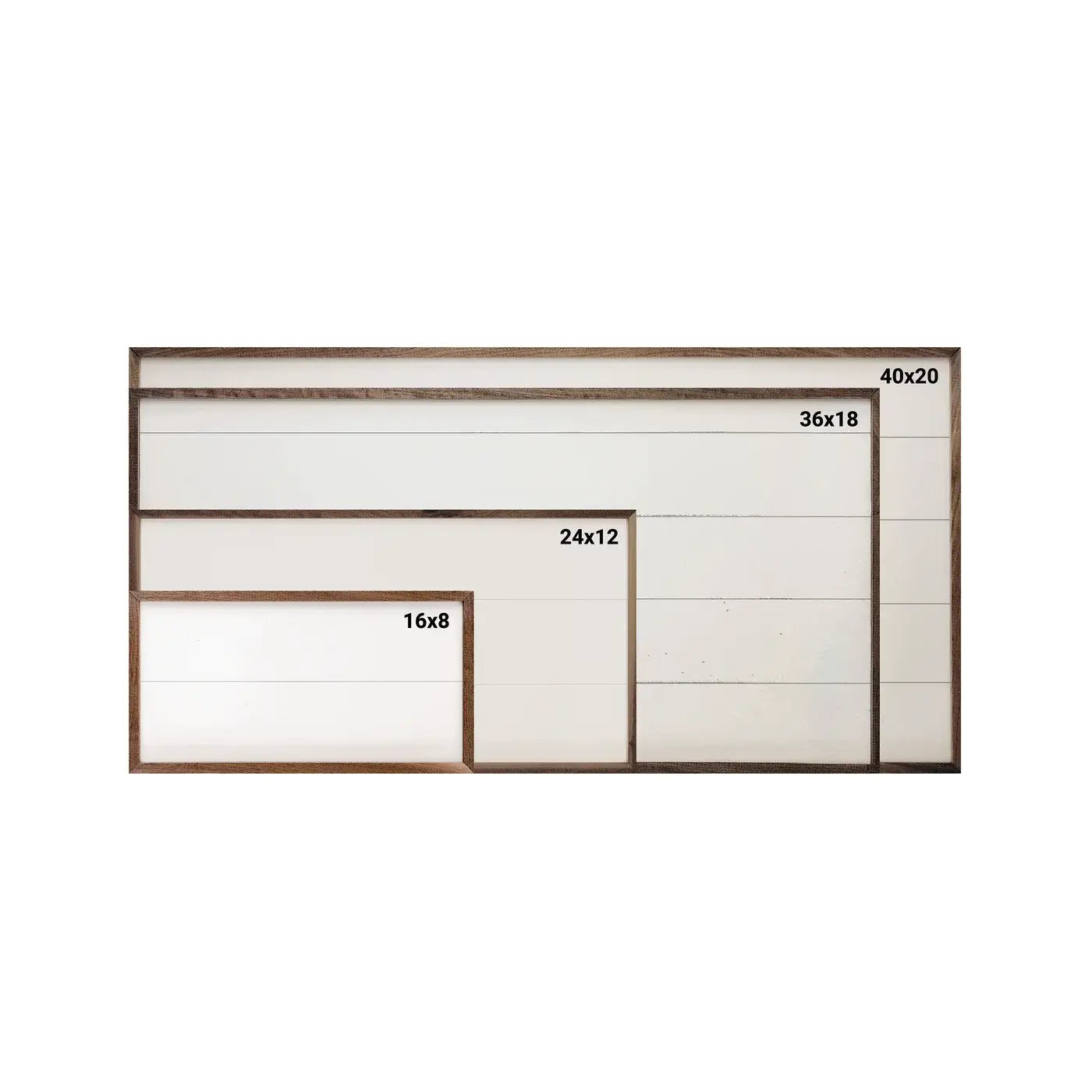 American Flag Whitewash: 36 x 18 x 1.5