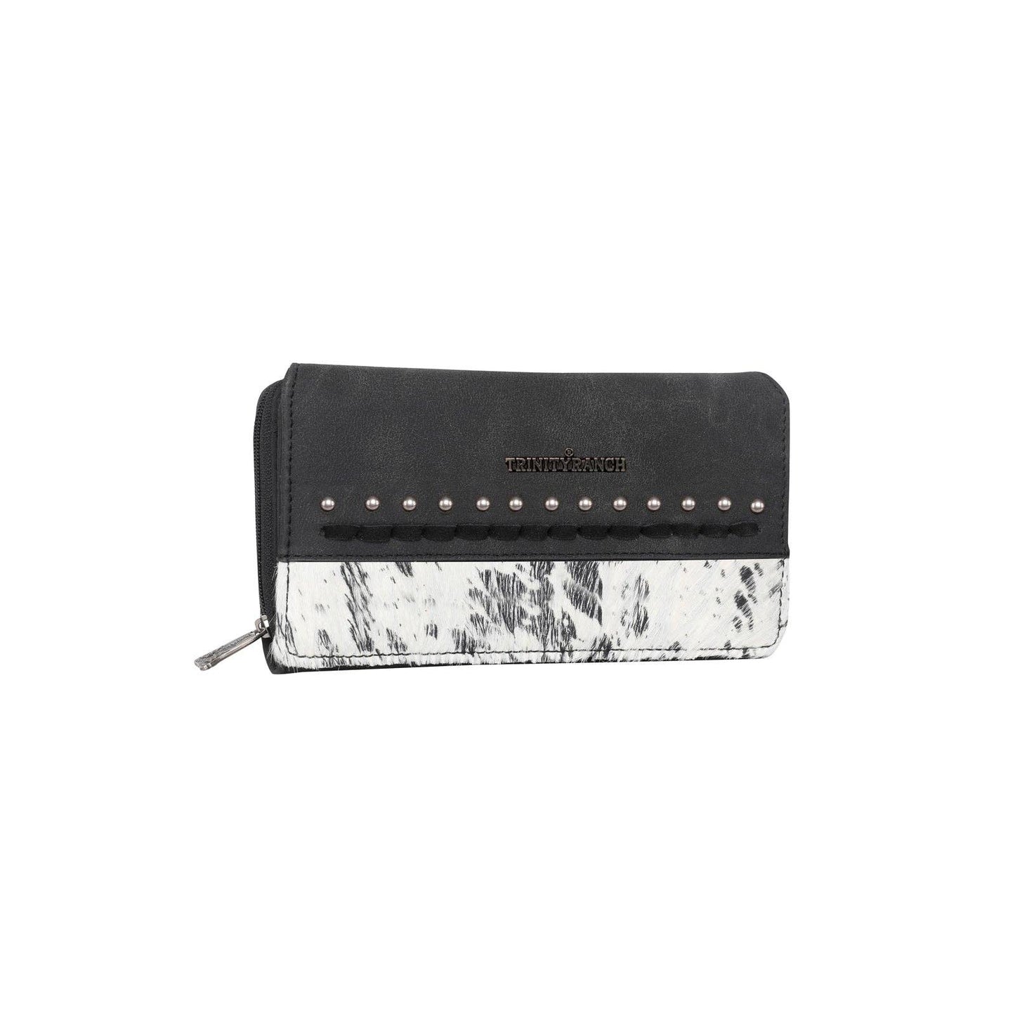Trinity Ranch Hair Wallet: Black
