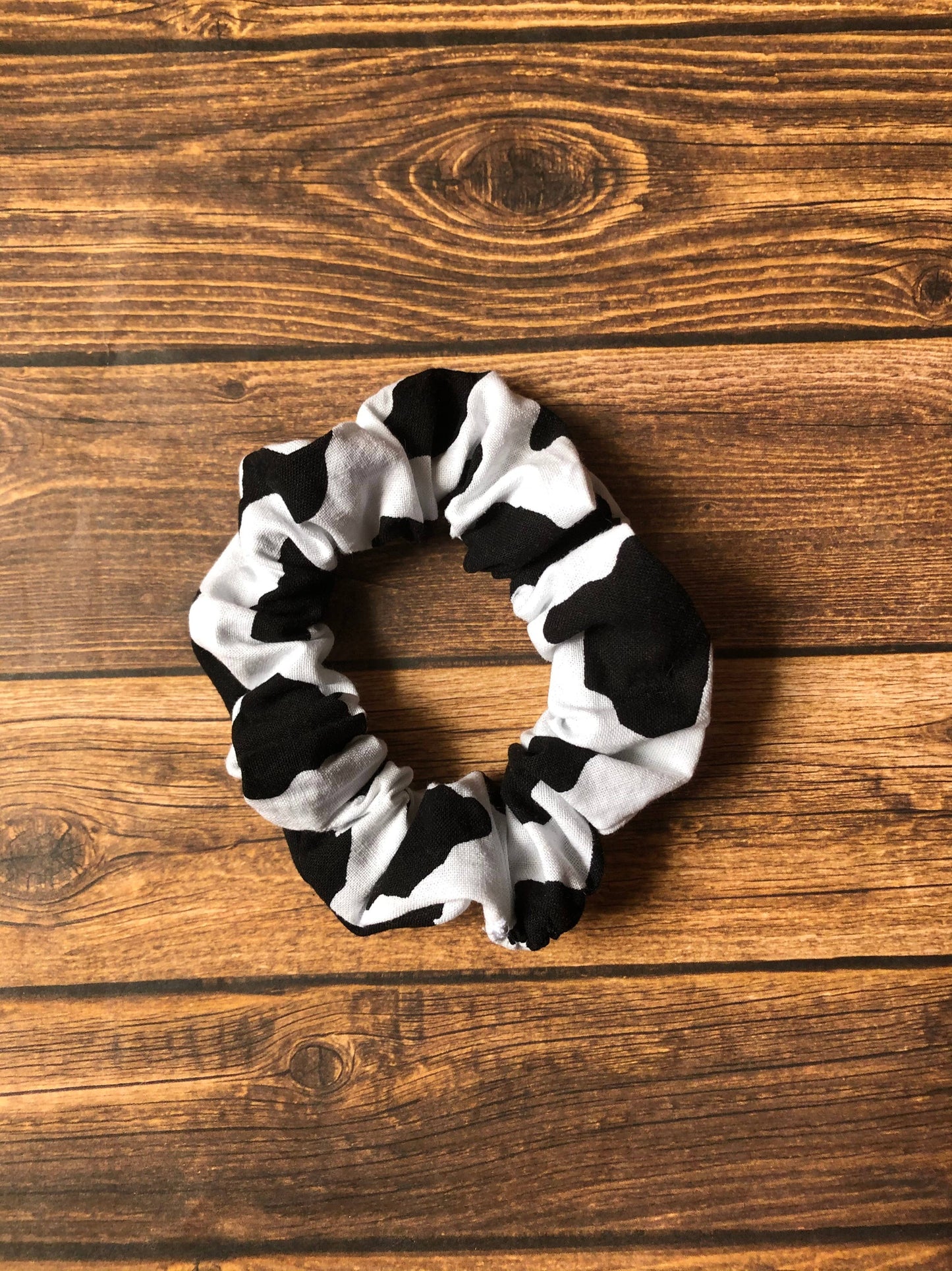 Cow Print Scrunchie