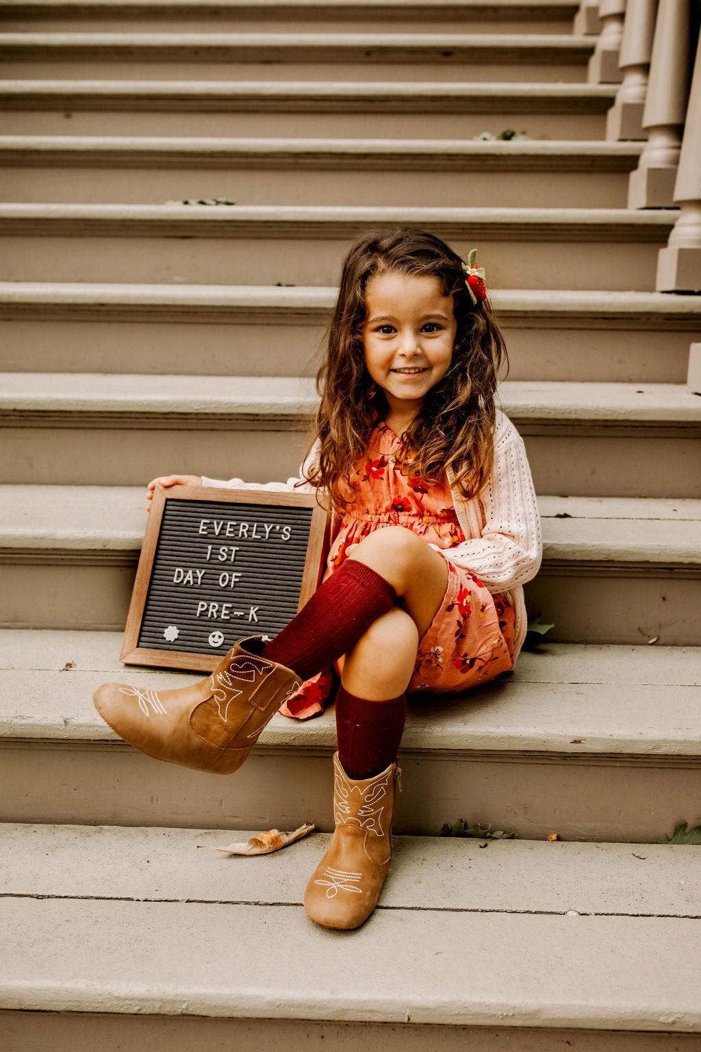 The Cowboy Boot: Desert Sand {Premium Leather} / 2 (Original Non-Slip Soft Sole)