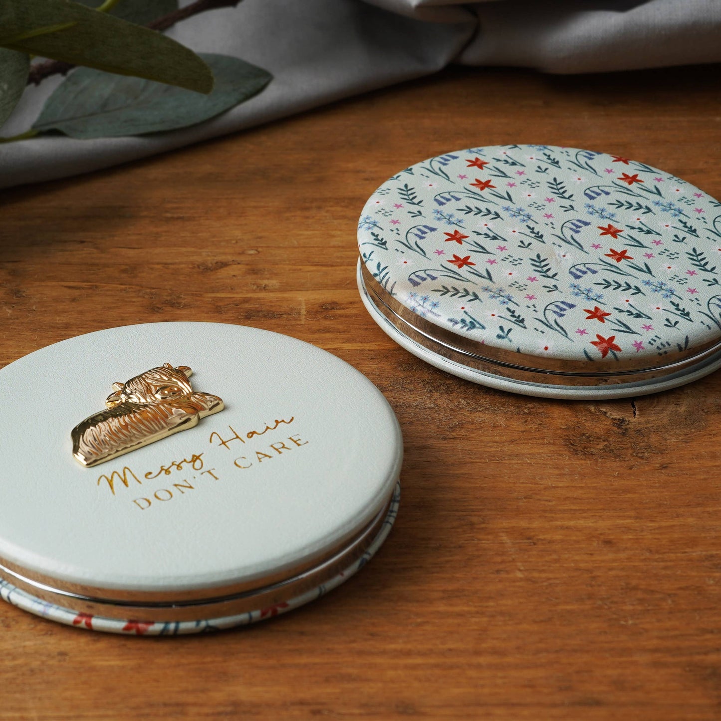 Highland Cow Compact Mirror