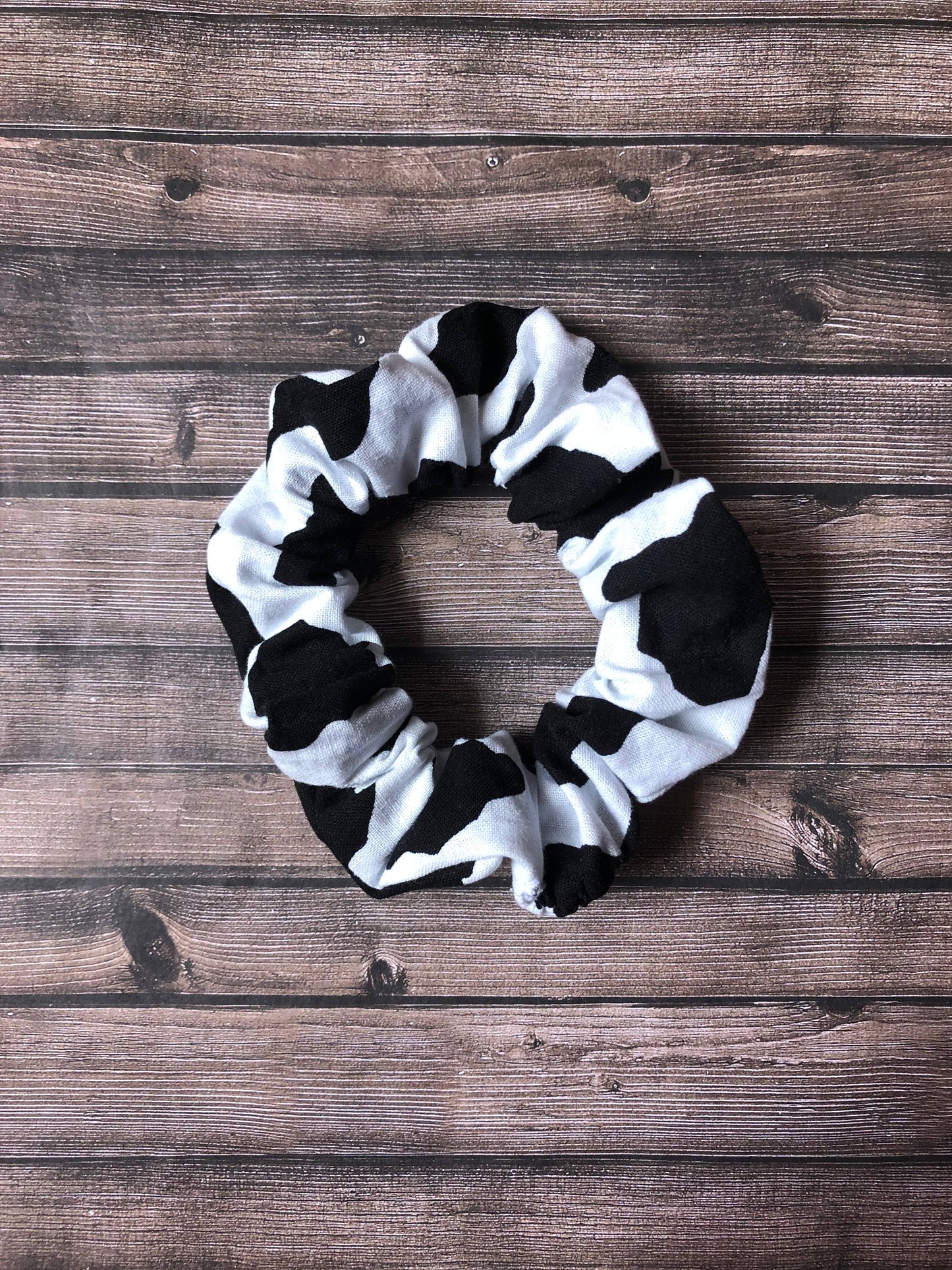 Cow Print Scrunchie