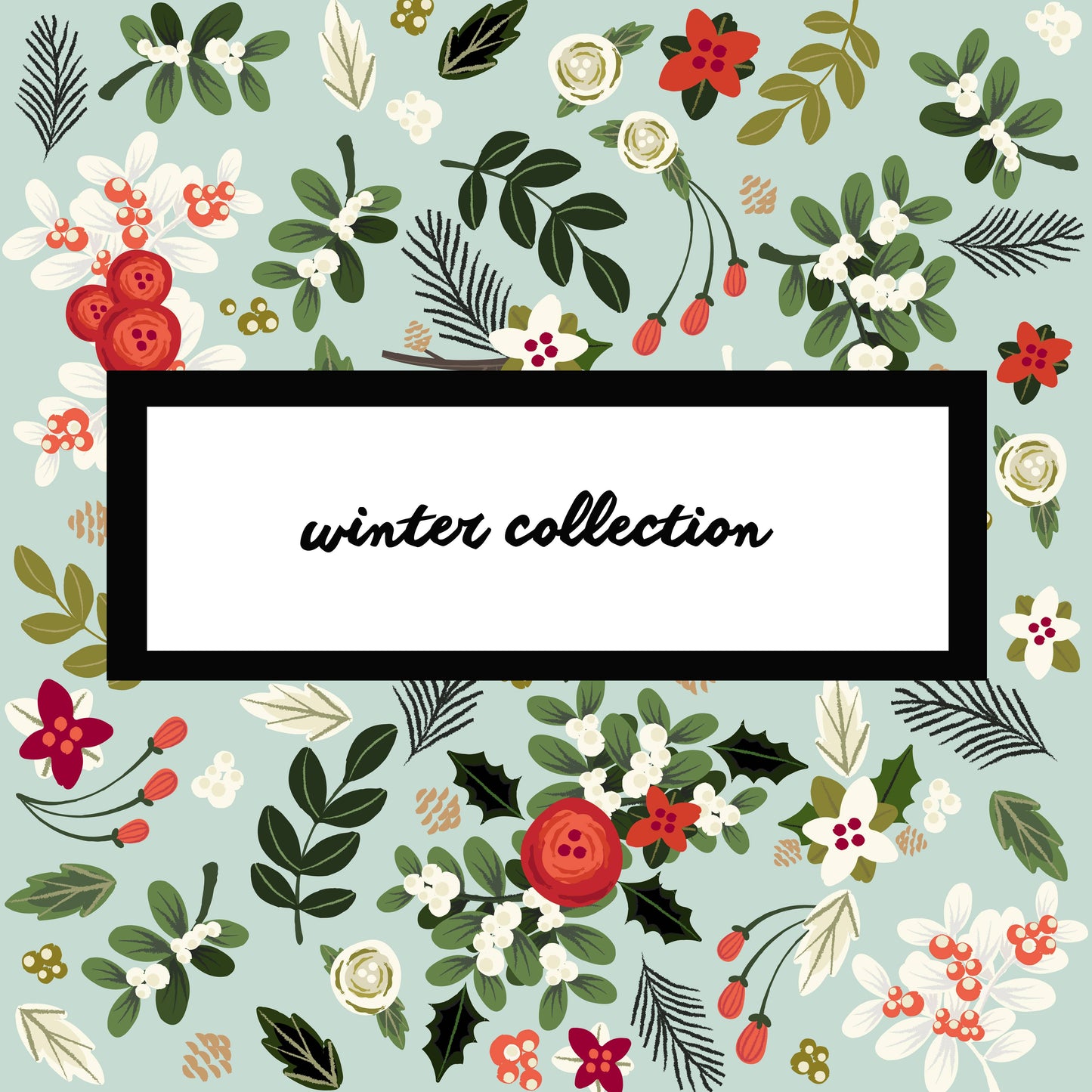 Winter MIX | 8oz Mason | Soy Wax Candle |