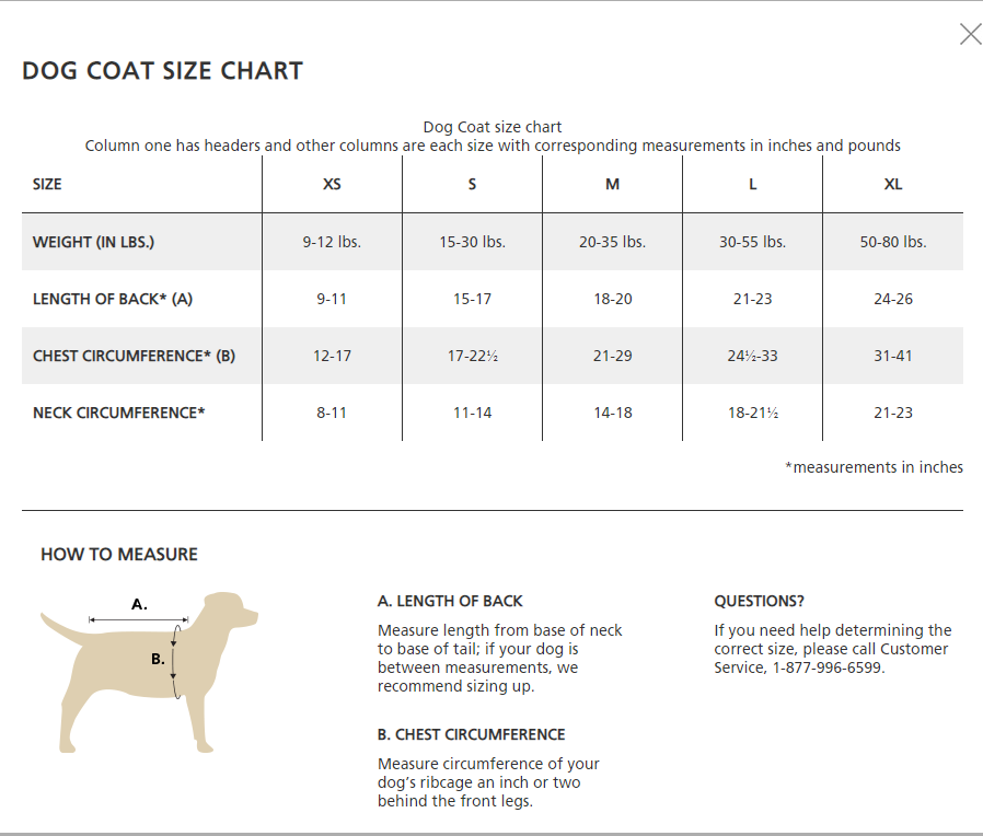 Pendleton RED Puffer Dog Coat - SMALL