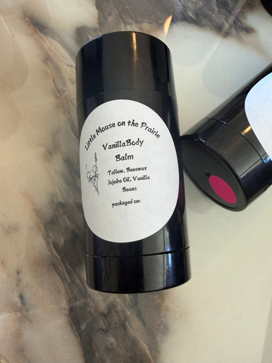 Little Mouse on the Prairie Vanilla Beef Tallow Body Balm Stick