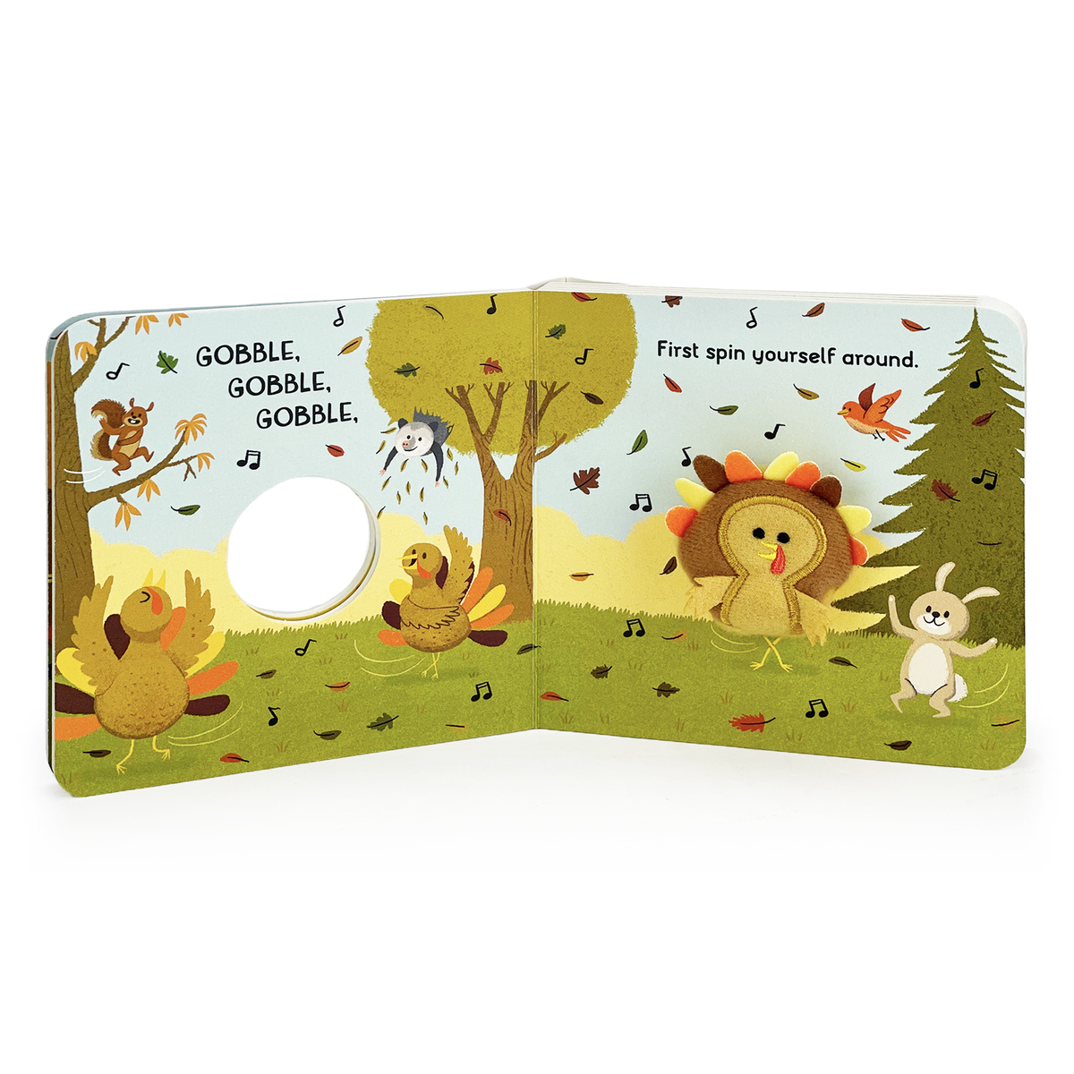 Gobble Wobble Thanksgiving Finger Puppet Board Book