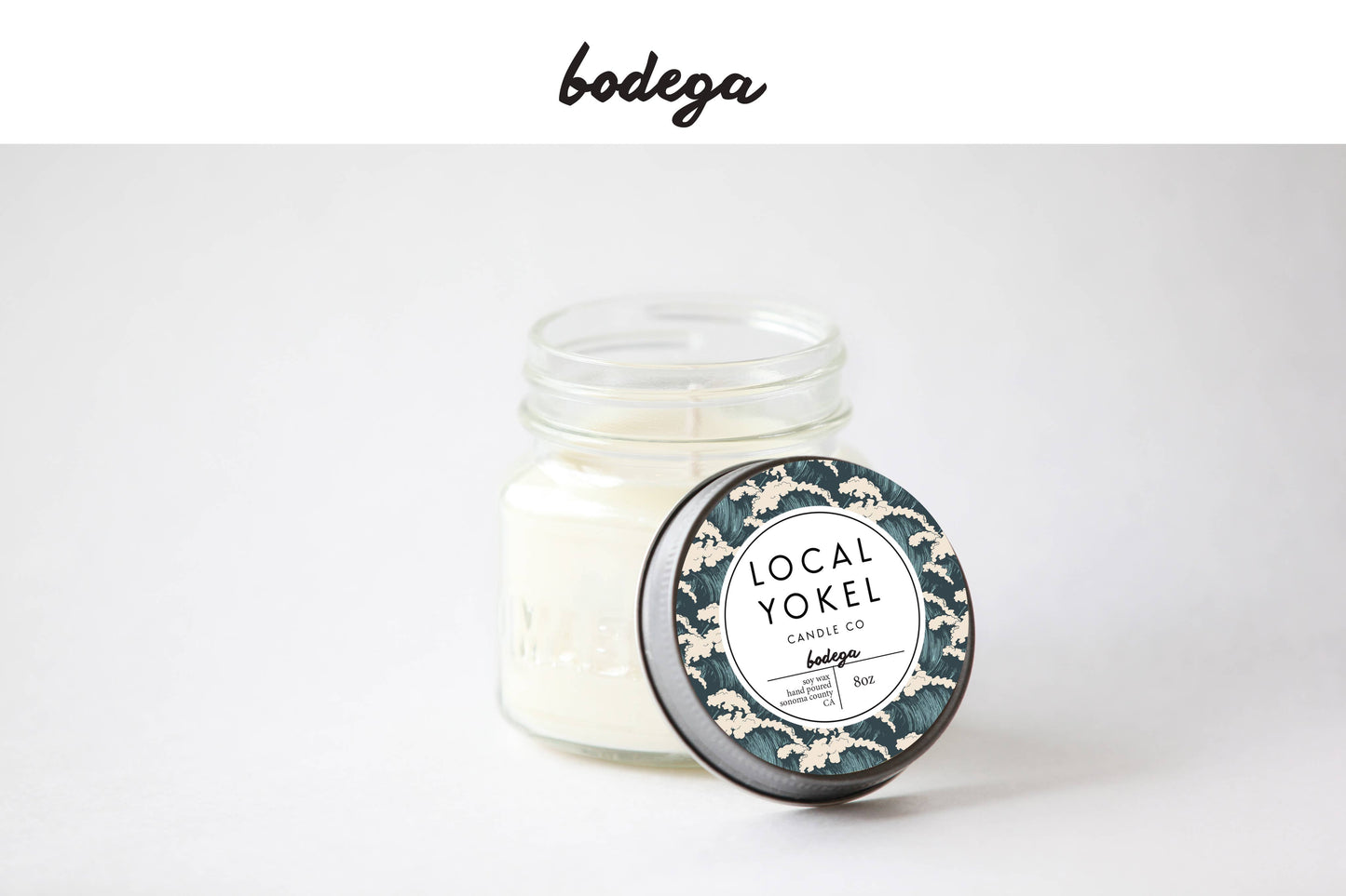 Bodega  | 8oz Mason | Soy Wax Candle |