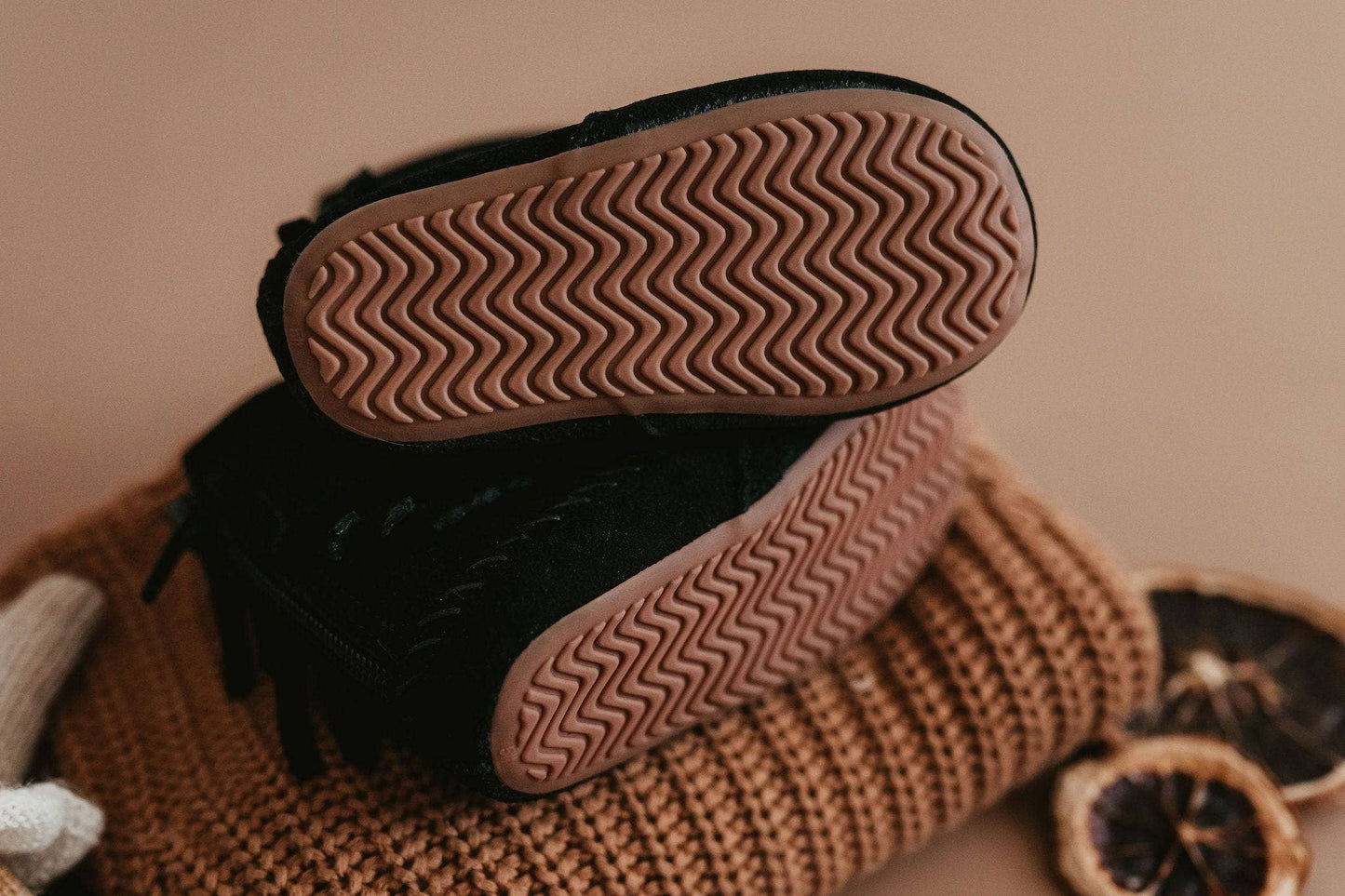 The Cozy Boot: Taupe / 3 (Weatherproof Soft Sole)
