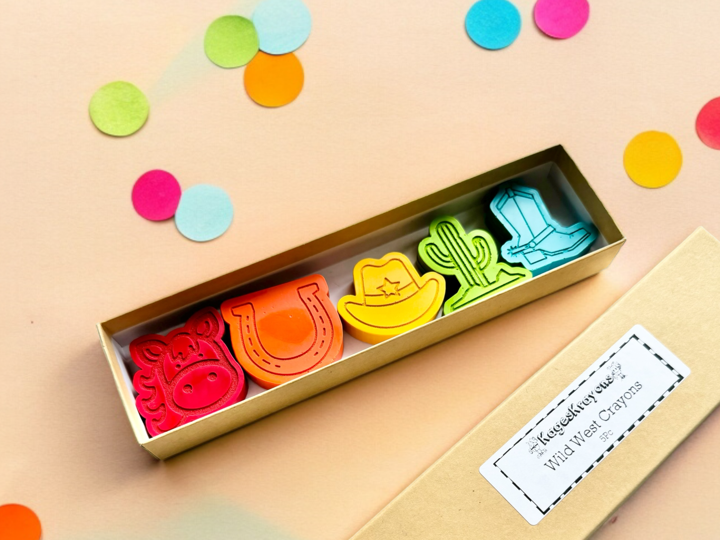 Wild West Crayons Gift Box
