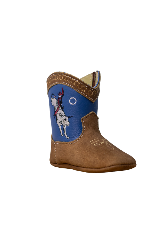 "Colt" Bucking Bull Baby Boots, Size 1-3: 1