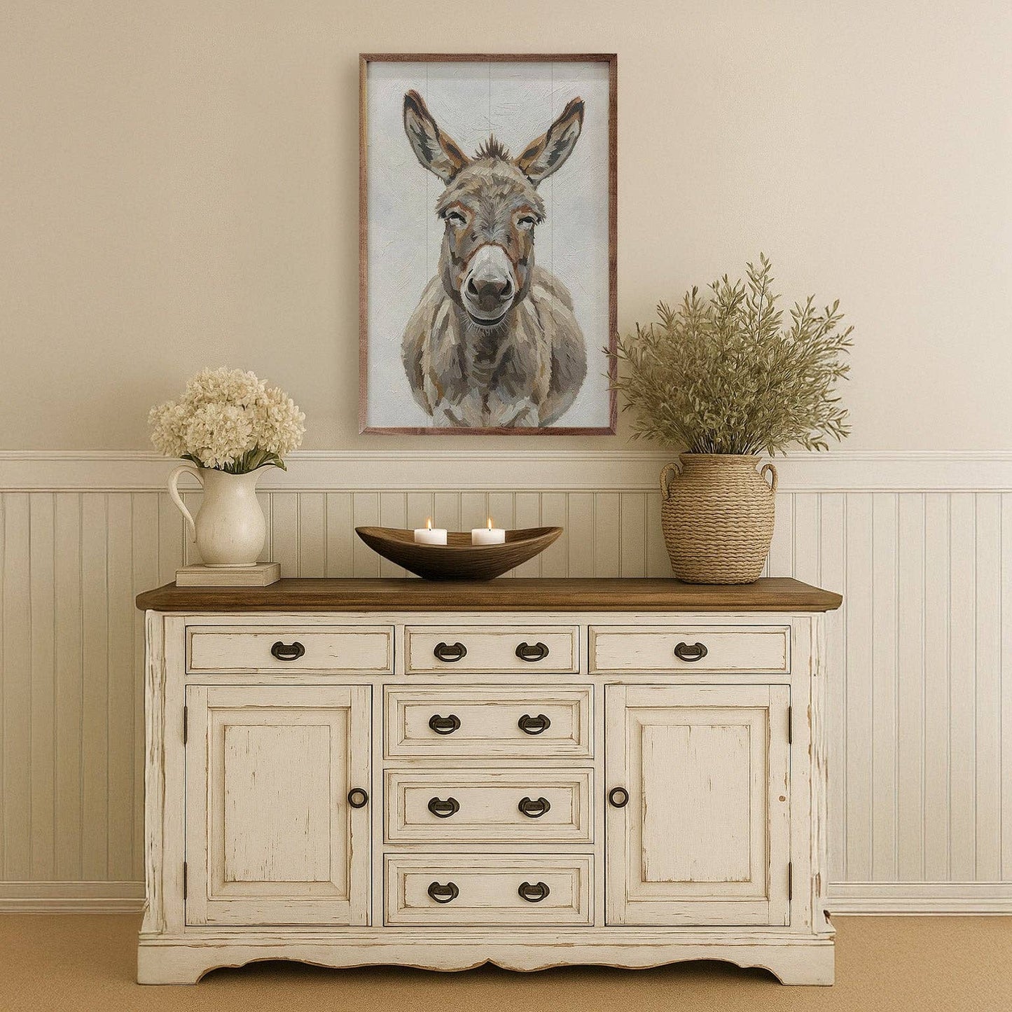 Happy Donkey: 10x16