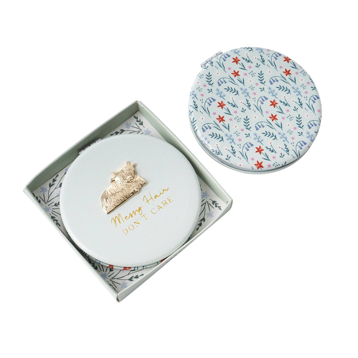 Highland Cow Compact Mirror