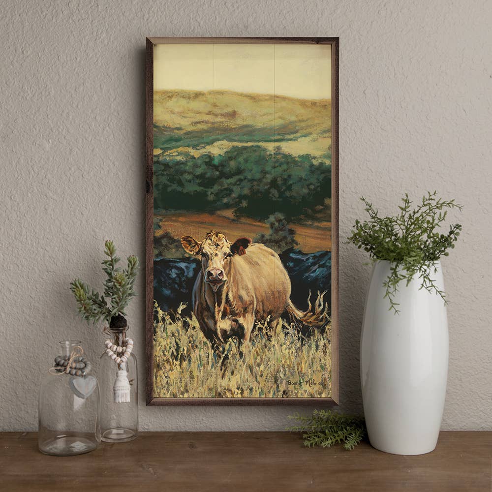 Golden Girl Wall Hanging - 8 x 16 x 1.5