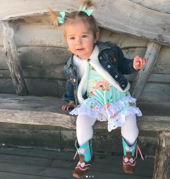 Hadley Heart Baby Boots: 2 (6-12 months)
