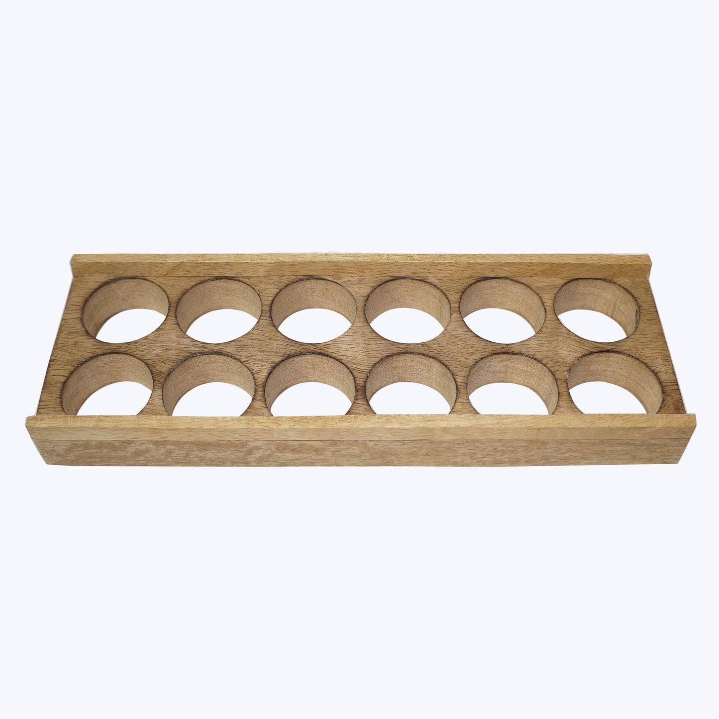 Mango Wood Egg Tray  (SKU#: 13288)