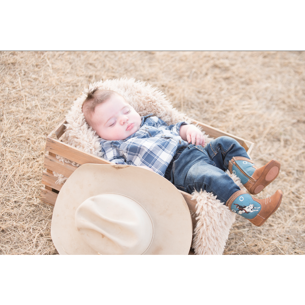 "Colt" Bucking Bull Baby Boots: Size 1 (3-6 months)