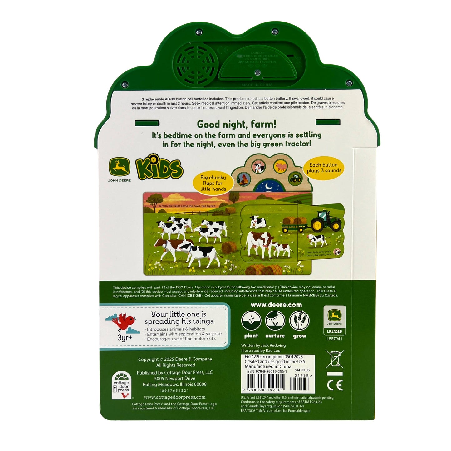 Good Night, Tractor – John Deere Lift-a-Flap Sound Book