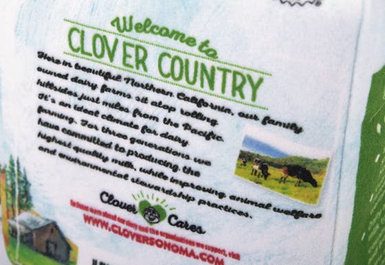Clover Sonoma Half & Half Carton Dog Toy