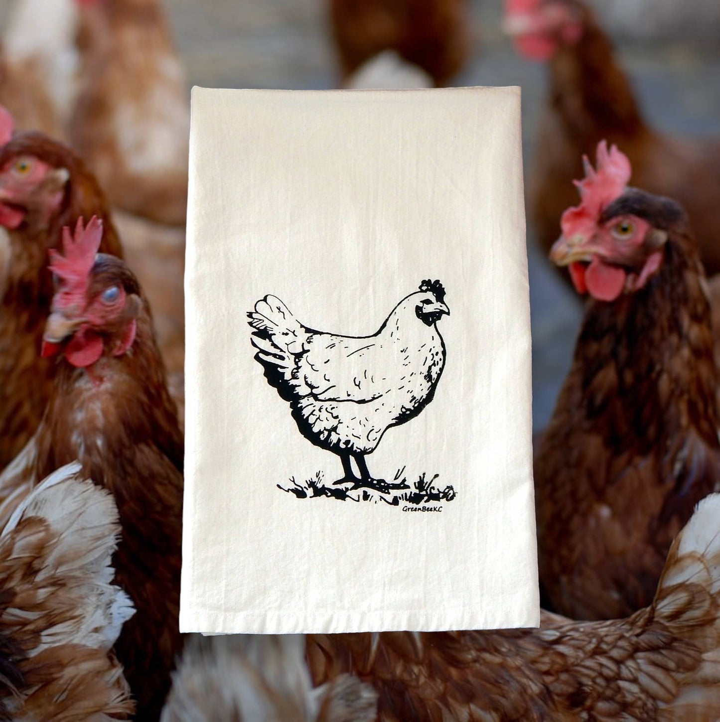 Chicken Kitchen Tea Towel