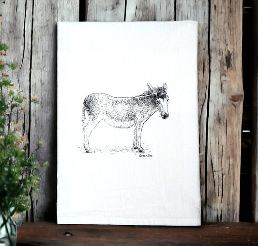 Donkey Kitchen Tea Towel