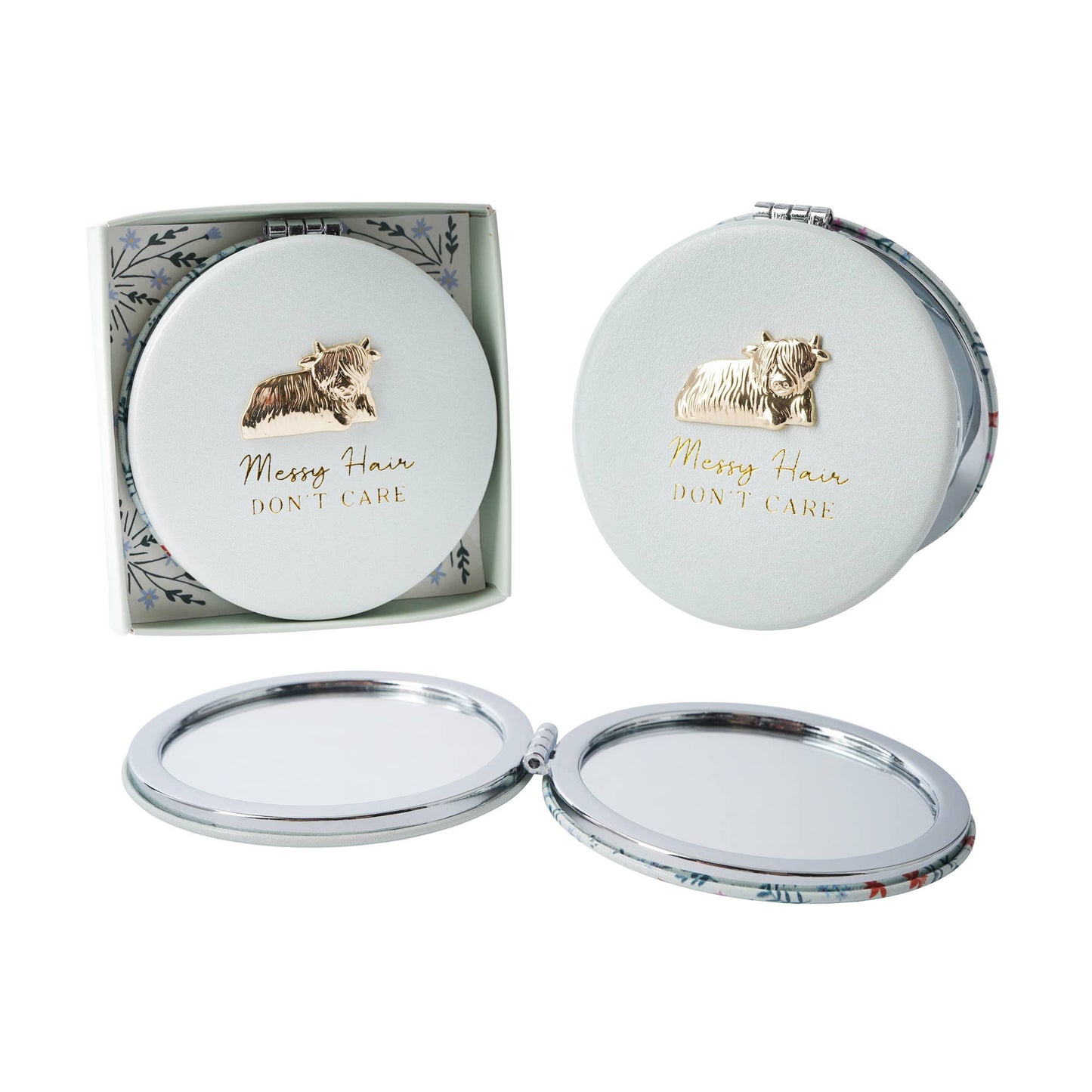 Highland Cow Compact Mirror