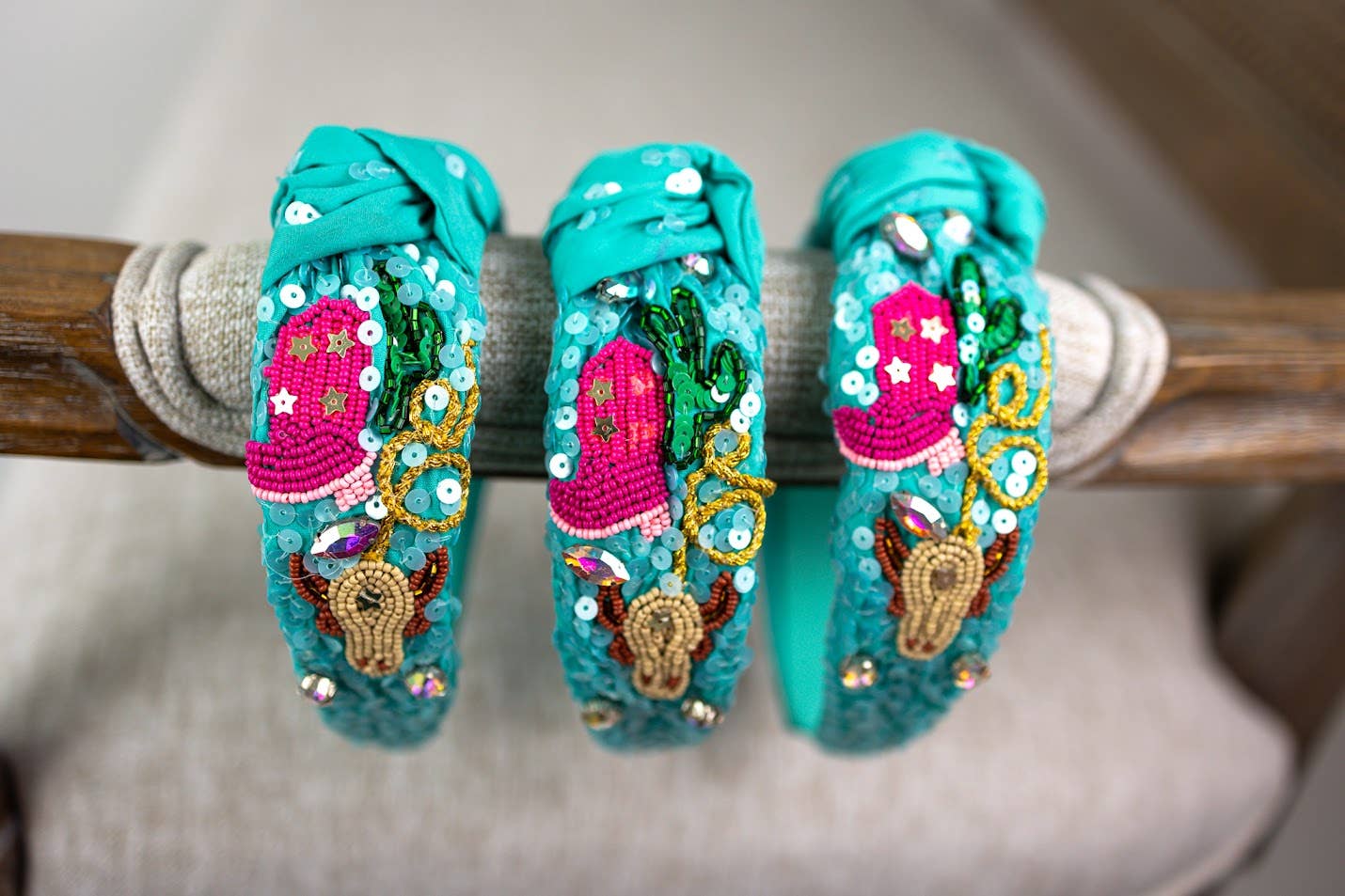Beaded Headband - Rodeo