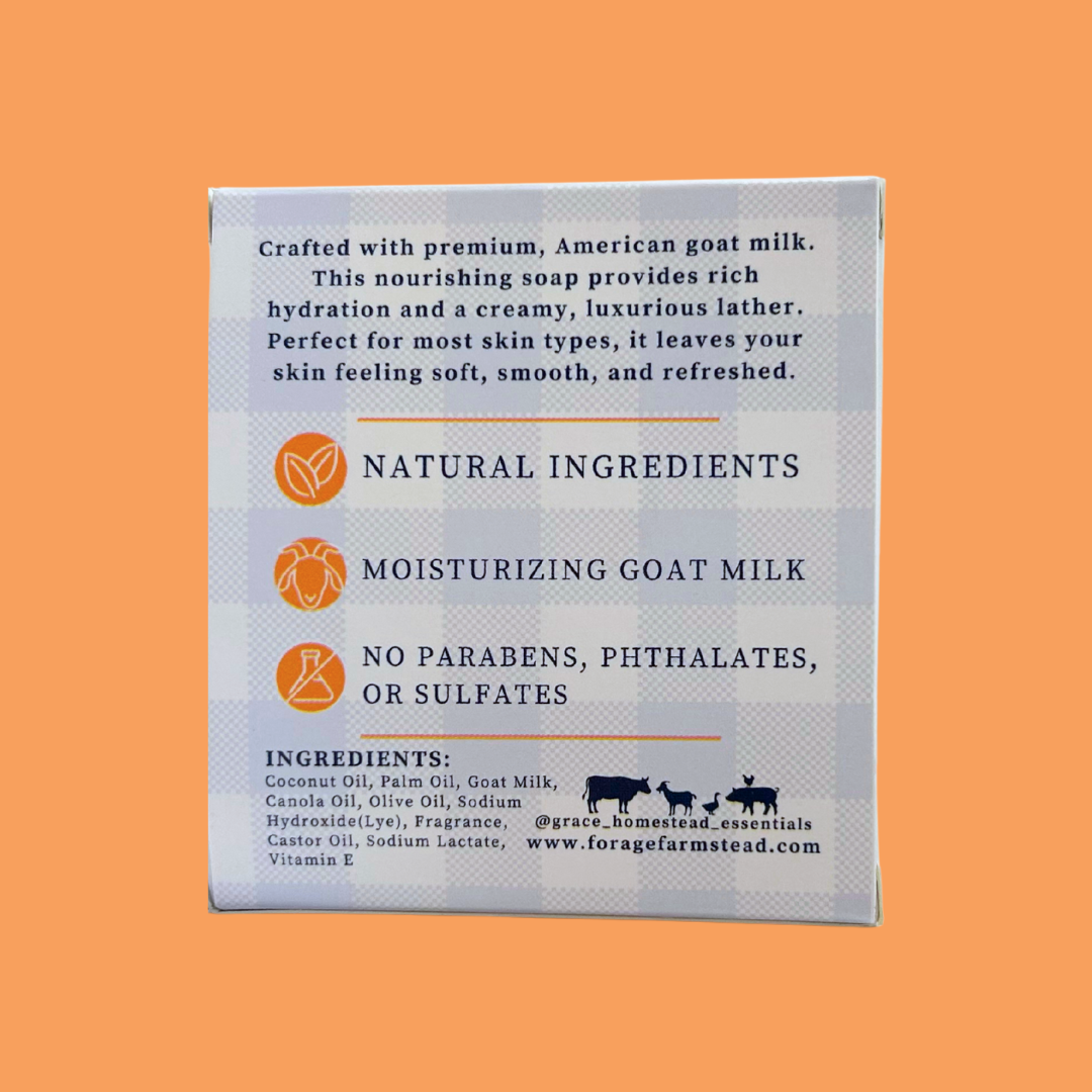 Mimosa Cowgirl Goat Milk Soap Bar