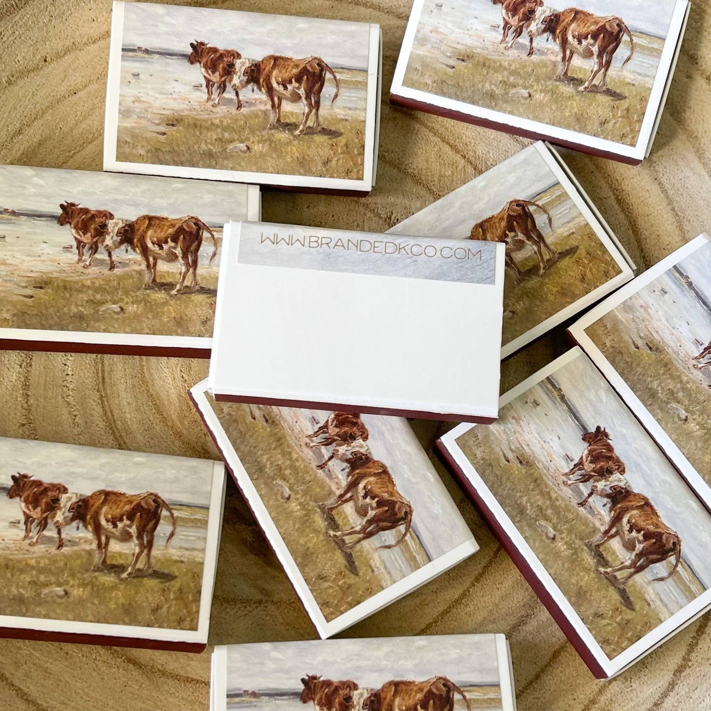 Cattle Vintage Portrait Match Set