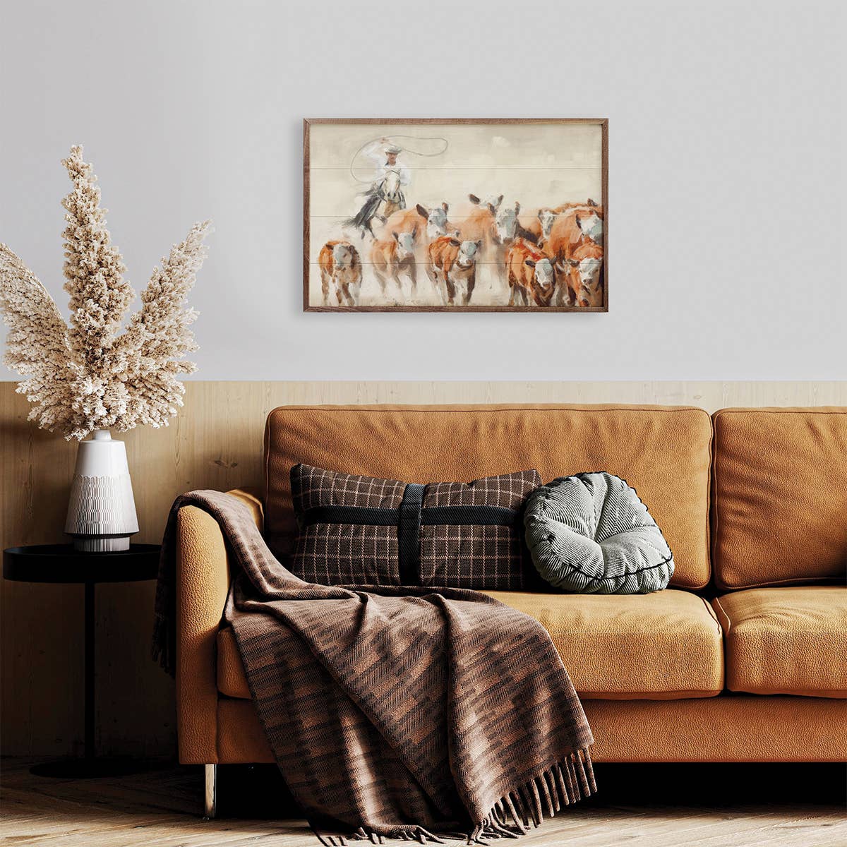 Hereford Round Up Sign/ Wall Decor: 16 x 10 x 1.5