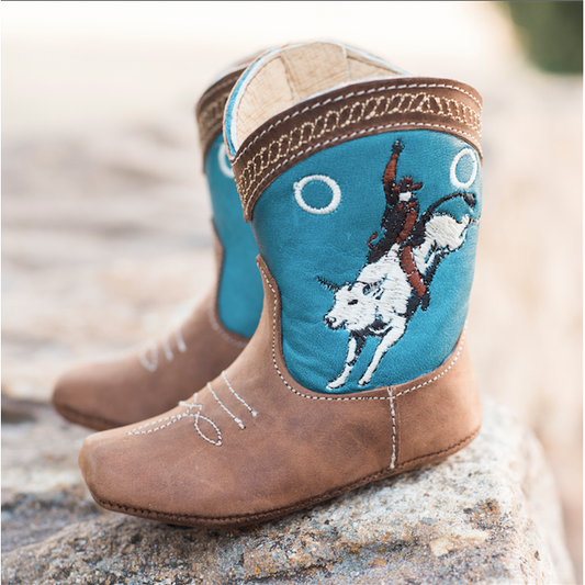 "Colt" Bucking Bull Baby Boots: Size 2 (6-12 months)
