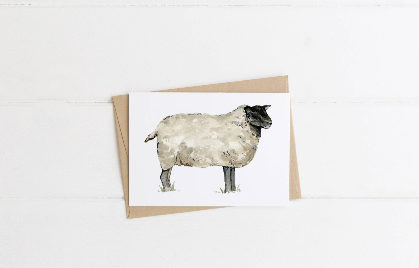Sheep Greeting Card: 1 Card