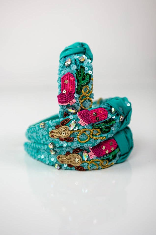 Beaded Headband - Rodeo