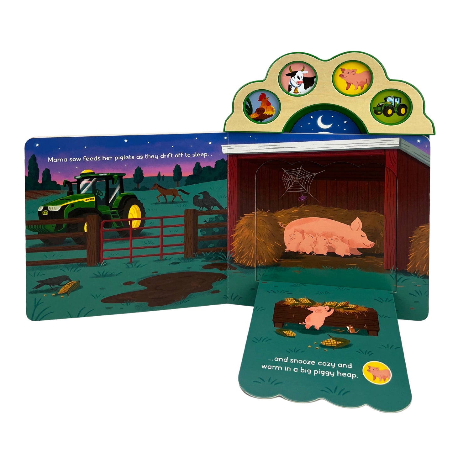 Good Night, Tractor – John Deere Lift-a-Flap Sound Book