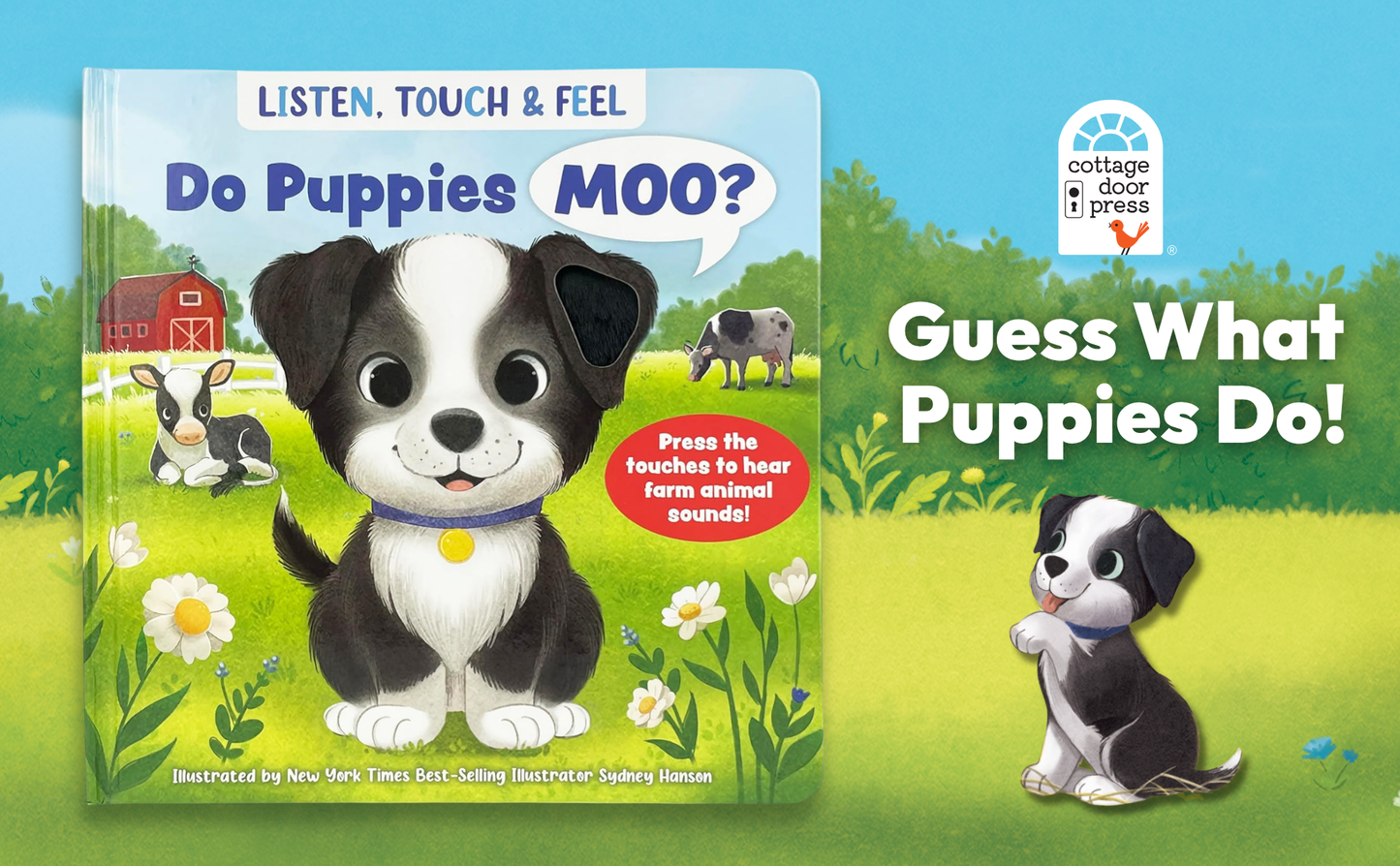 Do Puppies Moo? Listen, Touch & Feel Interactive Board Book
