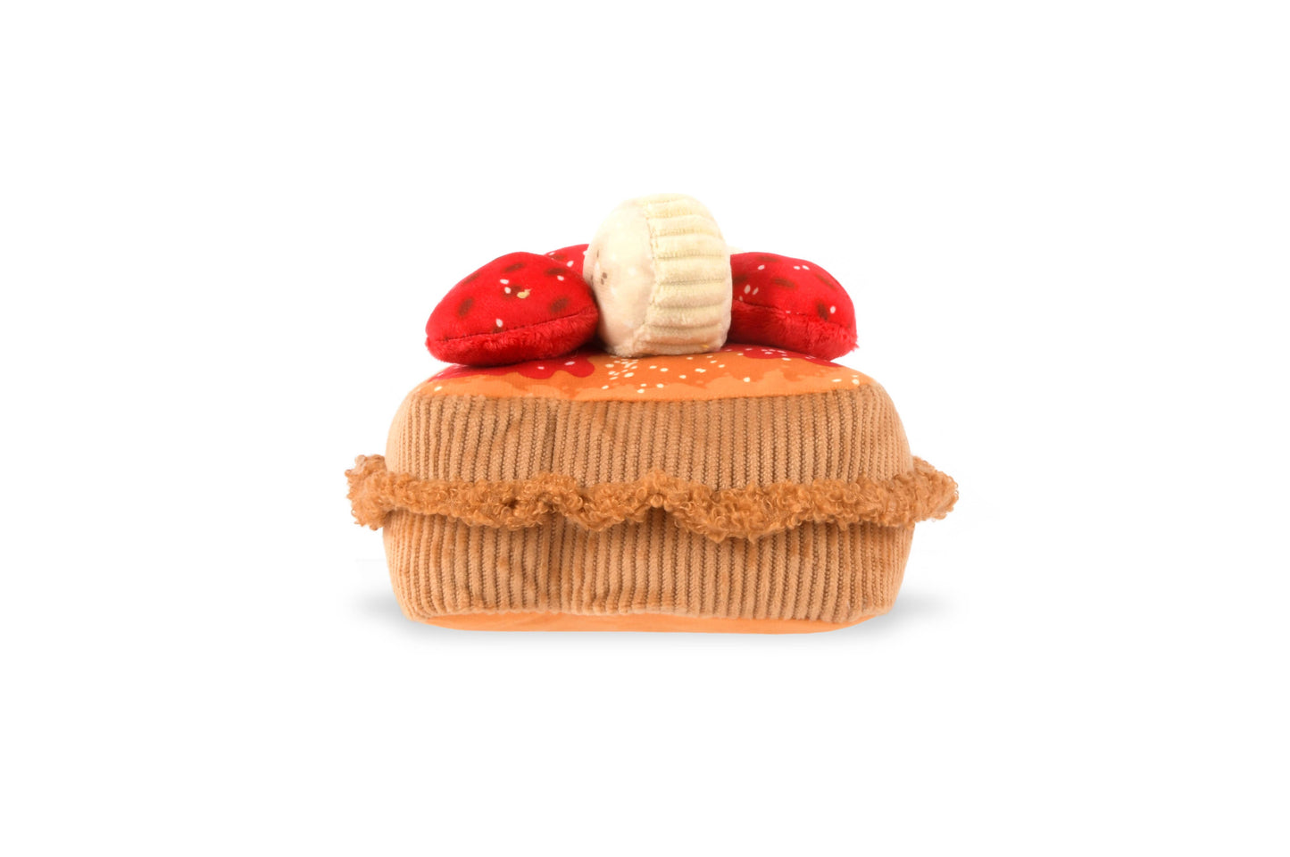 Thick 'N Fluffy French Toast Dog Toy