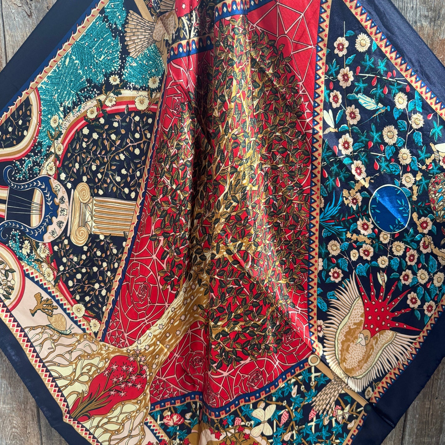 Multi Patterned Wild Rag - Western Scarf
