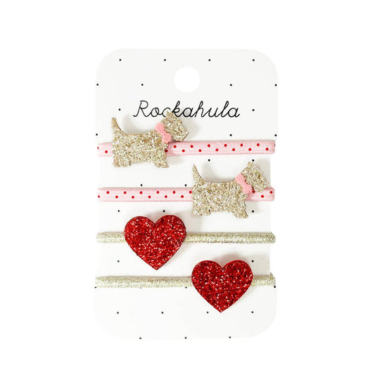 Puppy Love Ponytail Holders